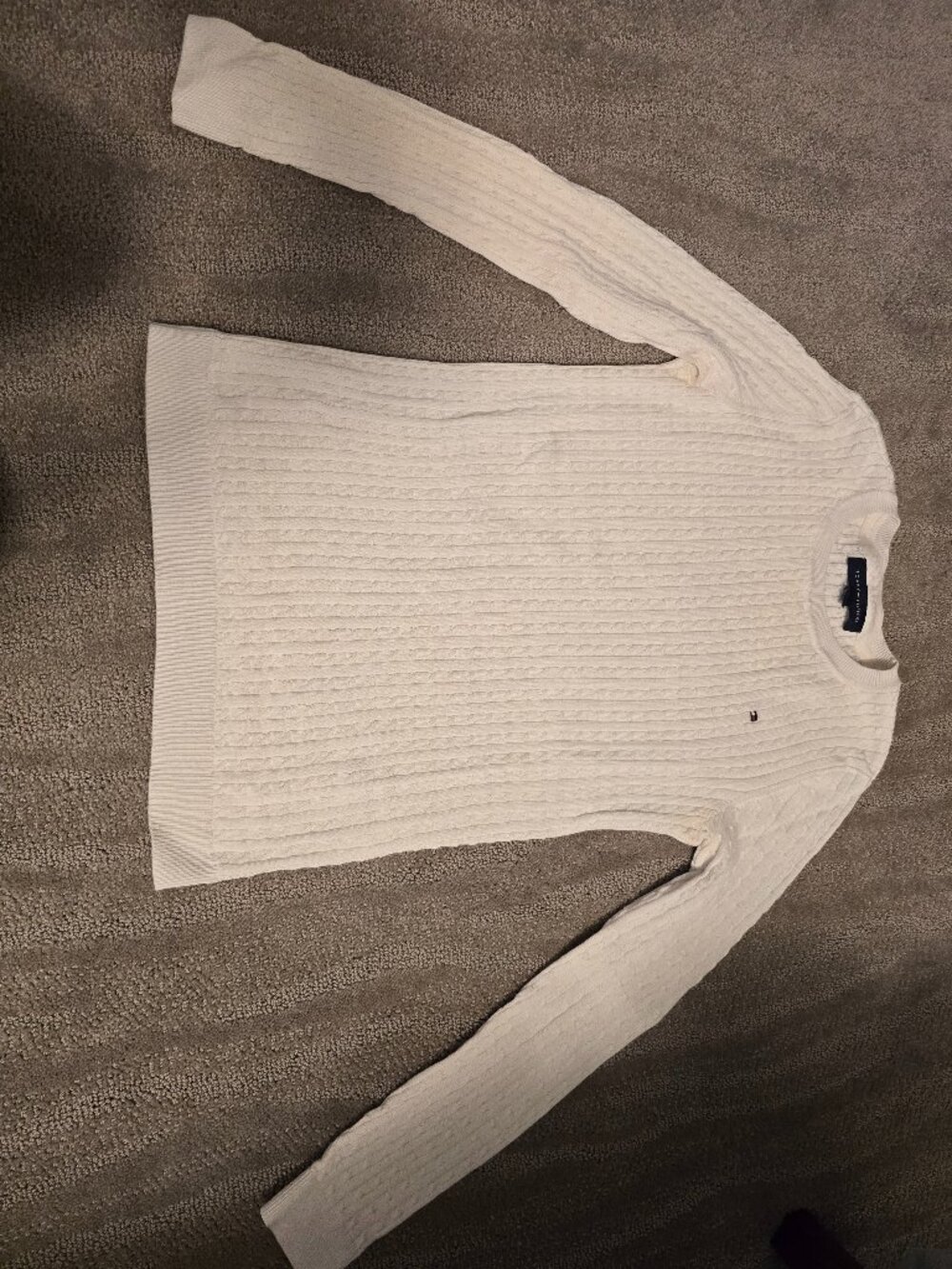 Tommy Hillfiger White Sweater - Brand New!